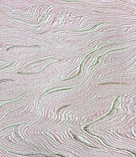 Жаккард розовые волны